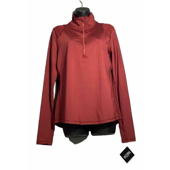 Victoria Sport Women's Activewear Pullover Jacket Maroon Size Medium - Picture 1 of 7